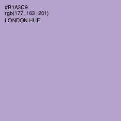 #B1A3C9 - London Hue Color Image